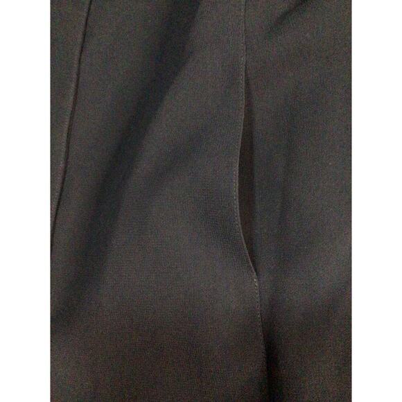 Anne Klein Navy Collared Long Sleeves Padded Shoulder Long Blazer Coat Jacket 16 - Picture 4 of 11